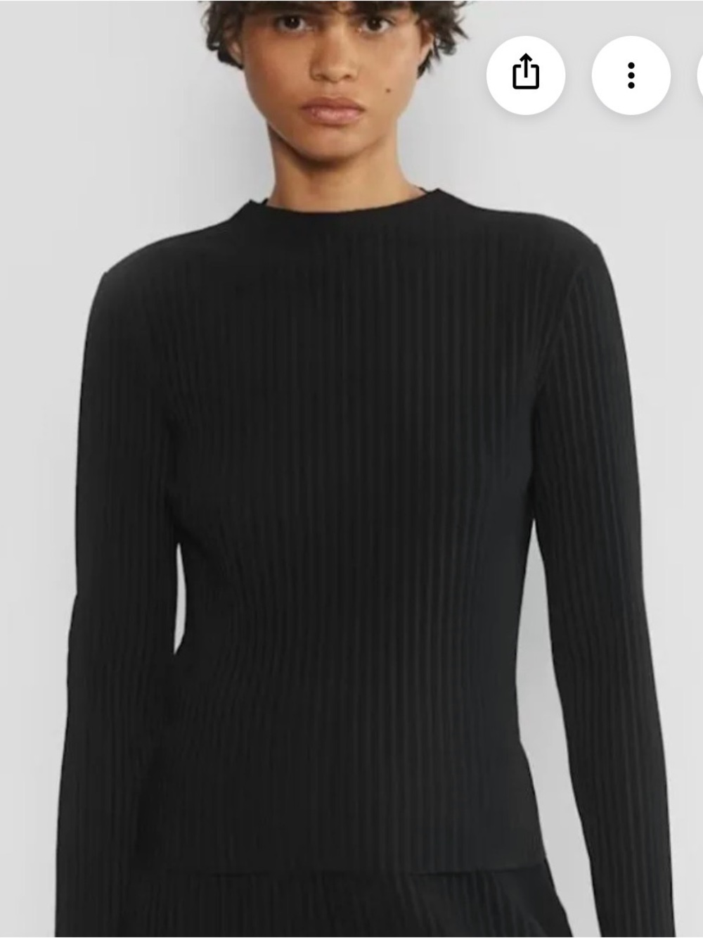 Babaton Advocate Blouse in Black XS
